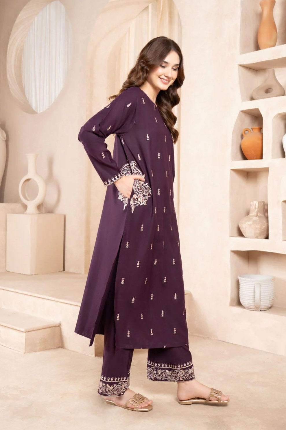 PURPLE IRIS  Ready to wear 2Pc Suit